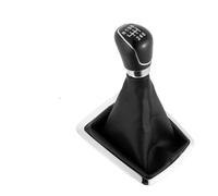EVEKHAHHRB Pomo Cambios 1 Uds. para Focus 2 MK2 FL para C-MAX 2006-2011 Palanca De Cambio De Marchas Manual De 5/6 Velocidades Pomo Coche(Black 6 Speed)