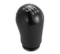 EVEKHAHHRB Pomo Cambios 1 Uds. para Focus MK2 para C-MAX para Mondeo MK3 para Mustang para Transit 5/6 Perilla De Cambio De Velocidad Pomo Coche(6 Speed Black)