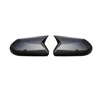 EVEKHAHHRB Retrovisor Carcasas Espejo Tapa Coche 2 Uds Cuerno Buey ala Lateral Cubierta Espejo Retrovisor Embellecedor Decoración Tapas Externas para Camry Todos Los Modelos 2018-2023(Glossy Black)