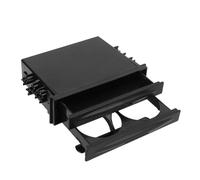 EVEKHAHHRB Soporte Vasos Portavasos para Radio De Coche 2 En 1 Caja Almacenamiento Multiusos ABS Capa Universal Negra para Recoger Artículos Portabebidas