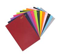 evelay Agenda de 2025, tamaño A4, una página por día, con tapa dura, año completo, calendario diario, A4, un día por página, color rojo (idioma español no garantizado)