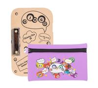 evelay Juego de regalo para bingo Dabber | Incluye 3 dabbers de bingo, 1 tabla de bingo y bolsa de almacenamiento | Marcadores antigoteo de 20 ml | 6 colores de bolsa con cierre de cremallera de