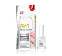 Eveline - Acondicionador de uñas 8 en 1, con partículas de plata, 12 ml