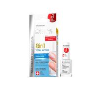 Eveline Cosmetics 8in1 Total Action Concentrado Endurecimiento y Fortalecimiento Acondicionador Uñas - 12 ml