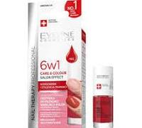 Eveline Cosmetics Acondicionador de uñas profesional concentrado para terapia de uñas, color rojo, 5 ml, enriquecido con complejo Colour & Double Strong para un cuidado profundo y una protección