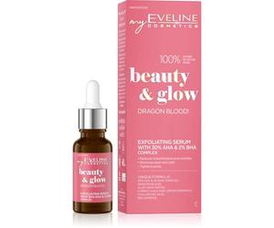 Eveline Cosmetics Beauty & Glow Exoliant Suero con AHA 30% y BHA 2% complejo, 18 ml