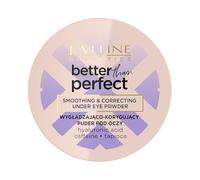 Eveline Cosmetics Better Than Perfect Suavizante y corrector en polvo para debajo de los ojos, vegano, serie Better Than Perfect, acabado satinado de larga duración