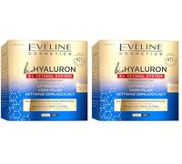 Eveline Cosmetics BioHyaluron 3 x Retinol Lifting Crema de relleno rejuvenecedor activo 50+ 50 ml (Paquete de 2)
