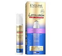 EVELINE COSMETICS Biohyaluron 3x Retinol System Antiarrugas Roll On Gel para párpados Debajo de los ojos Reduce las patas de gallo Fórmula vegana 97% Composición natural Noche 15 ml