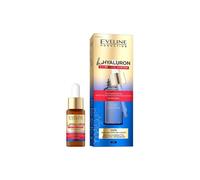 EVELINE COSMETICS Biohyaluron 3x Retinol System Suero facial multireparador Antienvejecimiento Reduce las arrugas Fórmula vegana 97% Composición natural para la noche 18 ml