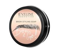 Eveline Cosmetics - Brow & Go! Jabón para cejas, jabón para cejas, fijación de cejas, fórmula fuerte, efecto de laminación de las cejas - 25 g