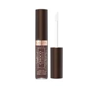 Eveline Cosmetics Choco Glamour - Sombra de ojos líquida impermeable, larga duración, acabado brillante y mate con extracto de cacao