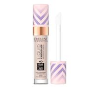 Eveline Cosmetics - Corrector de camuflaje líquido n.º 02, resistente al agua, corrector de maquillaje con ácido hialurónico y vitamina E, corrector ojeras, nutrición y regeneración de la piel