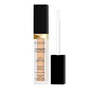 Eveline Cosmetics Corrector líquido Wonder Match nº 10 Light Vanilla - Fórmula hidratante antienvejecimiento con ácido hialurónico, agua termal y arcilla amazónica