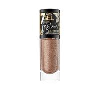 Eveline Cosmetics Esmalte de uñas con purpurina festiva, n.º 06, alta opacidad, brillo intenso, fórmula de larga duración, perfecto para creaciones brillantes