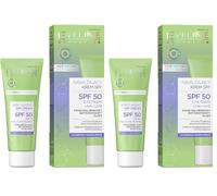 Eveline Cosmetics Face Therapy Professional Crema hidratante SPF 50 - Protección solar avanzada, hidratación y antiedad (Paquete de 2)