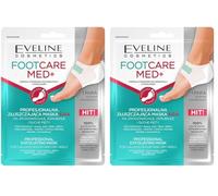 Eveline Cosmetics Foot Care Med Professional Exfoliating Mask (Paquete de 2)