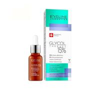Eveline Cosmetics Glycol Therapy - Exfoliante ácido alisador de 5 minutos con 15% de ácido glicólico, aloe hidratante, ácido hialurónico y fórmula vegana, dermatológicamente probado