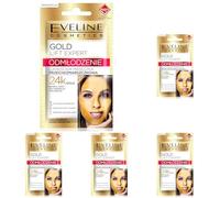 Eveline Cosmetics Gold Lift Expert Rejuvenation Masque Visage Anti-Rides 7Ml 7 ml (Paquete de 5)