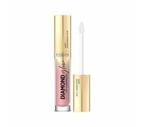 Eveline Cosmetics Diamond Glow Lip Luminizer con ácido hialurónico - N.º 08 Honey Glam | Brillo ultra hidratante y nutritivo para labios brillantes