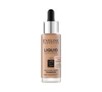 Eveline Cosmetics Liquid Control HD Foundation con niacinamida y ácido hialurónico - Frasco cuentagotas - Tono 060 Sunny Beige - Humedad duradera y acabado impecable