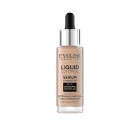 Eveline Cosmetics Liquid Control HD Liquid Foundation con niacinamida - Natural Beige n.º 035, fórmula hidratante de larga duración 24 horas