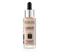 Eveline Cosmetics Liquid Control HD Mat Funded Fund for the Face, 32 ml, 010 beige ligero