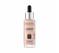 Eveline Cosmetics Liquid Control HD - Base de maquillaje líquida con niacinamida - Nº 003 Marfil Beige, 24 horas de humedad y cobertura