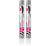 Eveline Cosmetics Mega Size Lashes Ultra Volume Mascara Black (Paquete de 2)
