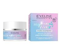 EVELINE COSMETICS My Beauty Elixir Hydra Frambuesa Crema Hidratante Regeneradora Nutritiva Calmante Fórmula Orgánica Vegana 98% Natural Bajo Maquillaje 50ml