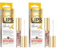 Eveline Cosmetics Oh! My Lips Plumping Lip Gloss con ácido hialurónico y veneno de abeja - volumen instantáneo en 5 minutos, enriquecido con tecnología VOLUME MAXIMIZE, aceites nutritivos y vitaminas