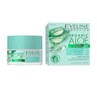 Eveline Cosmetics Organic Aloe + Collagen Gel facial hidratante mate, 50 ml