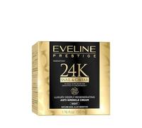 Eveline Cosmetics Prestige 24k Crema facial de noche antiarrugas con caracol y caviar 50 ml