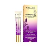 Eveline Cosmetics Pro-retinol 100% Bakuchiol concentrado para reafirmar ojos y párpados con ácido hialurónico y chaga siberiano - 20 ml