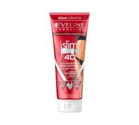 Eveline Cosmetics Sérum adelgazante anticelulitis termoactivo Slim Extreme 4D con quemador de grasa térmico, Isocell Slim y cafeína, reduce la grasa, anticelulitis, reafirmante, 250 ml