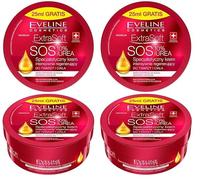 Eveline Cosmetics SOS Hidratante de manteca de karité para rostro y cuerpo | 175 ML | 10% UREA | Deep Hydro Boost y Regeneración | Hidratación de larga duración | Bálsamo Reafirmante y Calmante