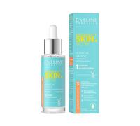 Eveline Cosmetics Tratamiento nocturno perfecto para el acné, exfoliante y tonificador, con AHA BHA PHA, niacinamida y extracto de raíz de regaliz, fórmula antibacteriana y antiacné