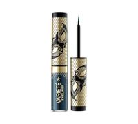 Eveline Cosmetics Variete - Delineador de ojos de larga duración, resistente al agua, duración de 24 horas, secado rápido, aplicador de pincel, disponible en oro, marrón, turquesa y plata