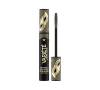Eveline Cosmetics Variété Máscara de Pestañas Negro Extremo - Voluminizadora y Alargadora, Fórmula Vegana, 10 ml