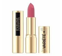 Eveline Cosmetics Variété Satin Lipstick No.02 - Pintalabios altamente pigmentado, hidratante, con aceite de jojoba y ácido hialurónico