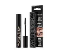 Eveline Cosmetics Wonder Show Mascara alargadora - Extensión extrema de pestañas, volumen e impulso - Fórmula vegana con aceite de girasol y cera de carnauba - 7 ml