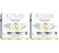Eveline goats milk intensely regenerating day and night cream 50ml (Paquete de 2)