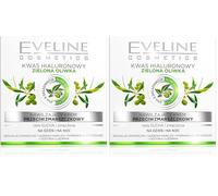 Eveline green olive anti wrinkle day and night cream 50ml (Paquete de 2)