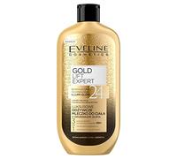 Eveline LUXURY Gold & Caviar Bálsamo corporal con polvo de oro de 24 quilates, 350 ml