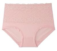 Evella Leak Proof Underwear for Women 55+, High-Waisted, Washable Reusable Incontinence Panties, Ultra Absorbent (Pink,5XL)