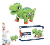 Evember Juguete para Caminar Iluminado, Juguetes para Animales iluminados - Juguetes Musicales para Animales con luz - Juguetes de de Dibujos Animados con Cuerda, Juguete portátil para niños