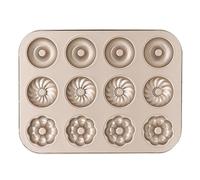 Evember Moldes Para Donuts Para Horneado,Bandeja Antiadherente Resistente A Altas Temperaturas,Molde Para Agujeros De Donuts | Para Horno Y Preparación De Desayuno Y Elaboración De Postres Y