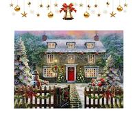 Evember para Adultos 1008 Piezas,Paisaje Navideño para Adultos - Desafíos Mentales Actividades Familiares Juguetes Interactivos - para Mujeres Hombres Niños Noche De Juegos Vacaciones