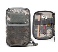 Evember Pequeña bolsa para cinturón de herramientas, bolsa de herramientas multiusos, bolsillo para engranajes, organizador de accesorios de trabajo impermeable para senderismo, escalada, ciclismo