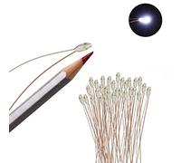 Evemodel Diycraft 0603 - Lote de 30 luces LED SMD (20 cm, impermeables), color blanco